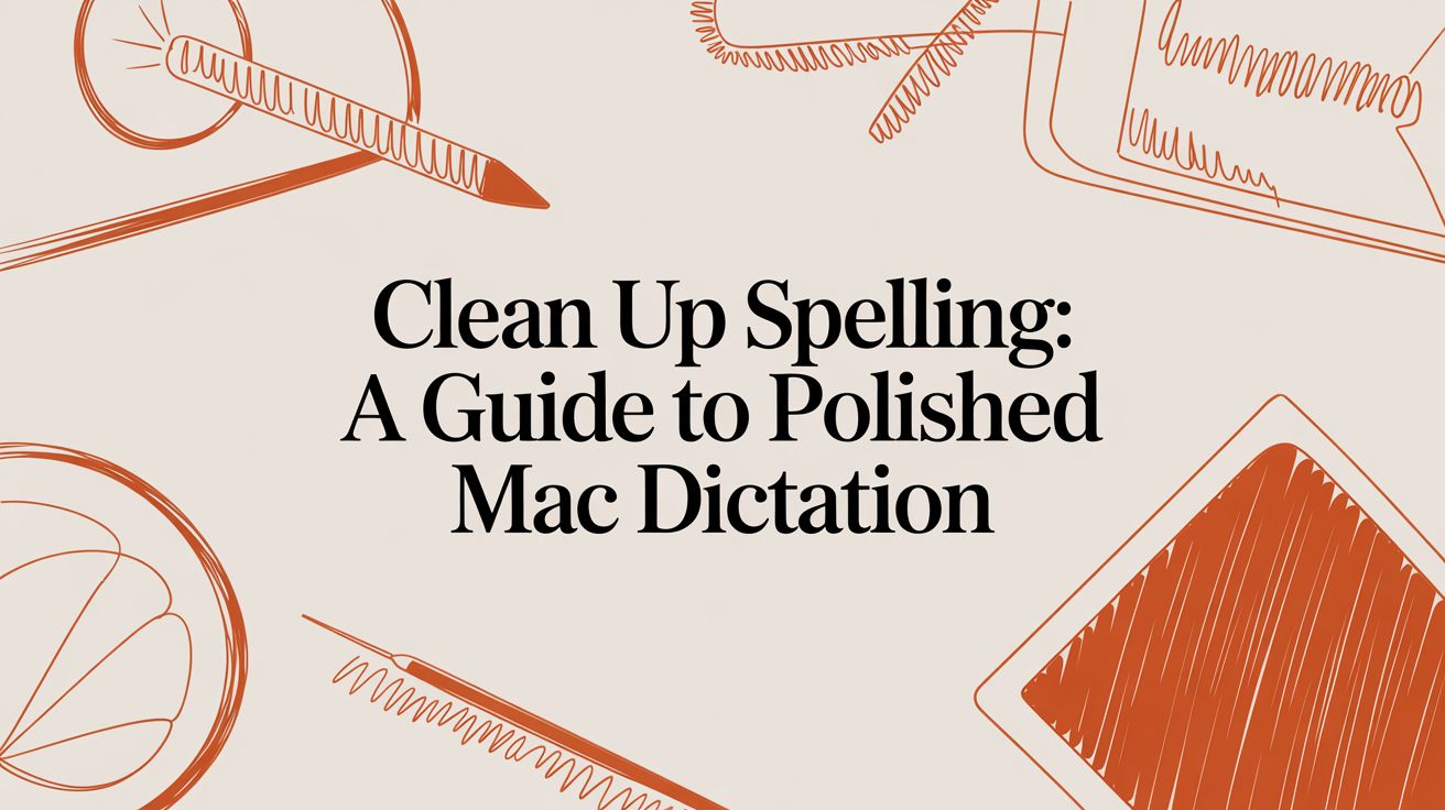 Clean Up Spelling: A Guide to Polished Mac Dictation
