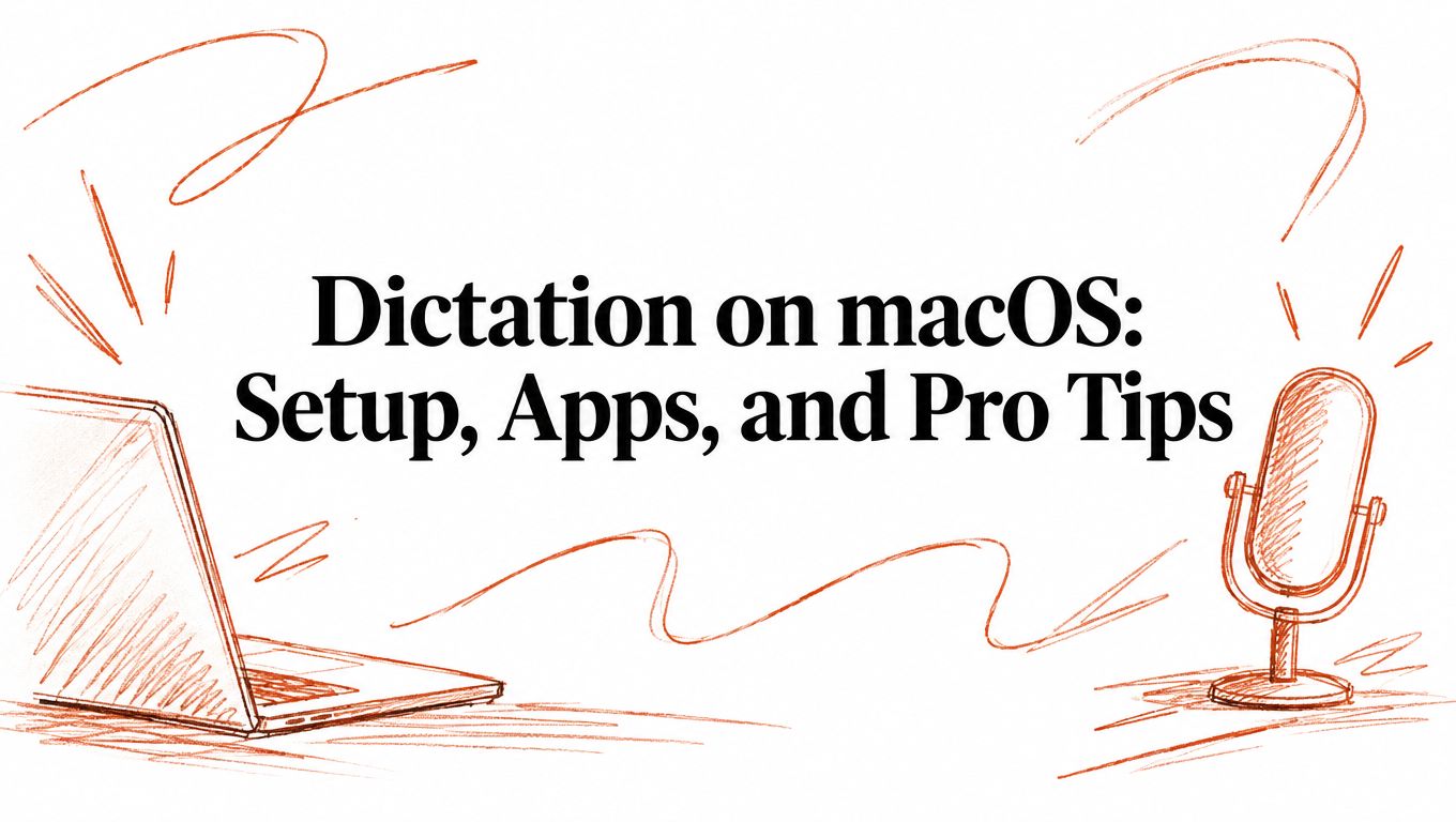 Dictation on macOS: Setup, Apps, and Pro Tips
