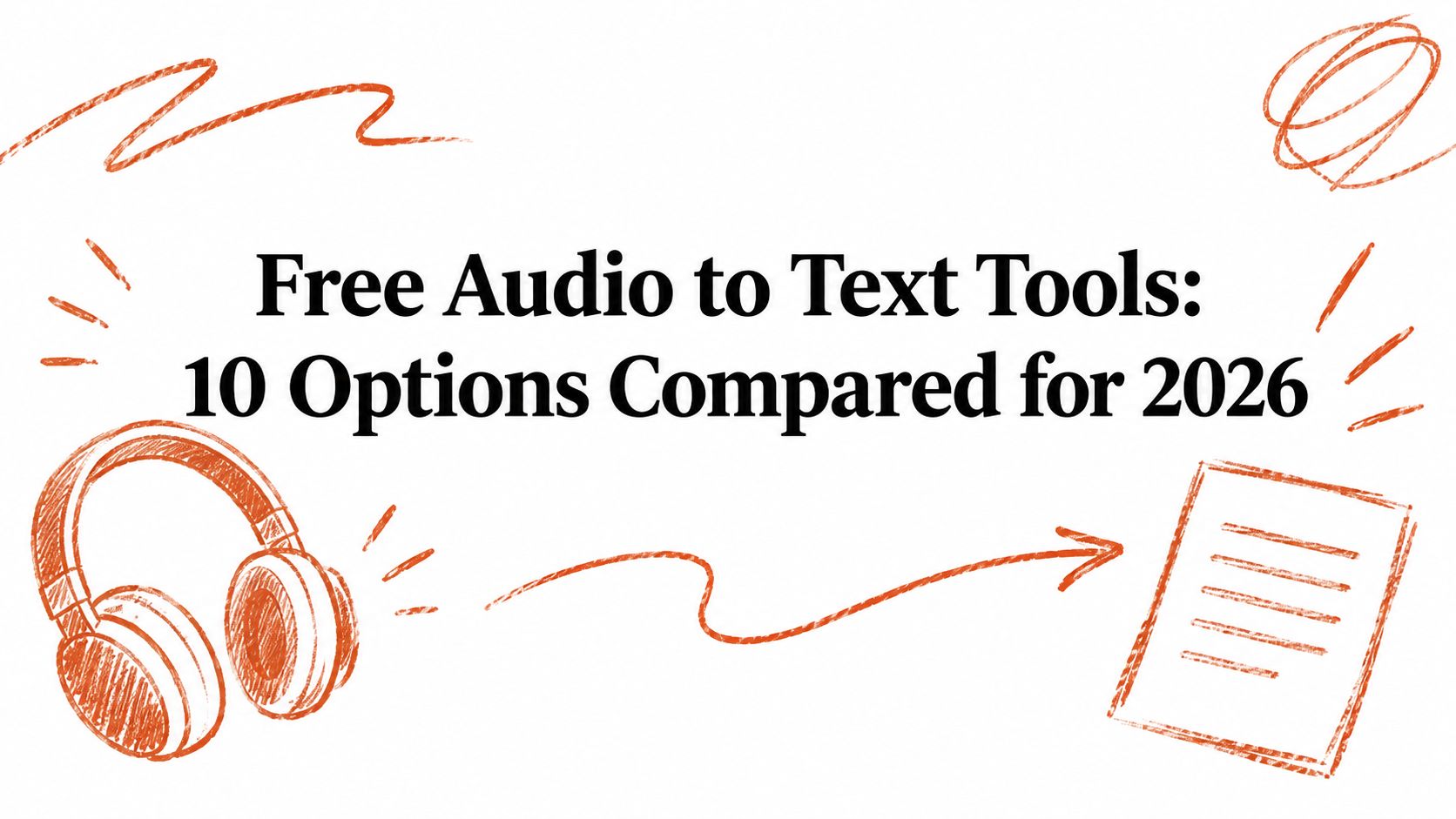 Free Audio to Text Tools: 10 Options Compared for 2026