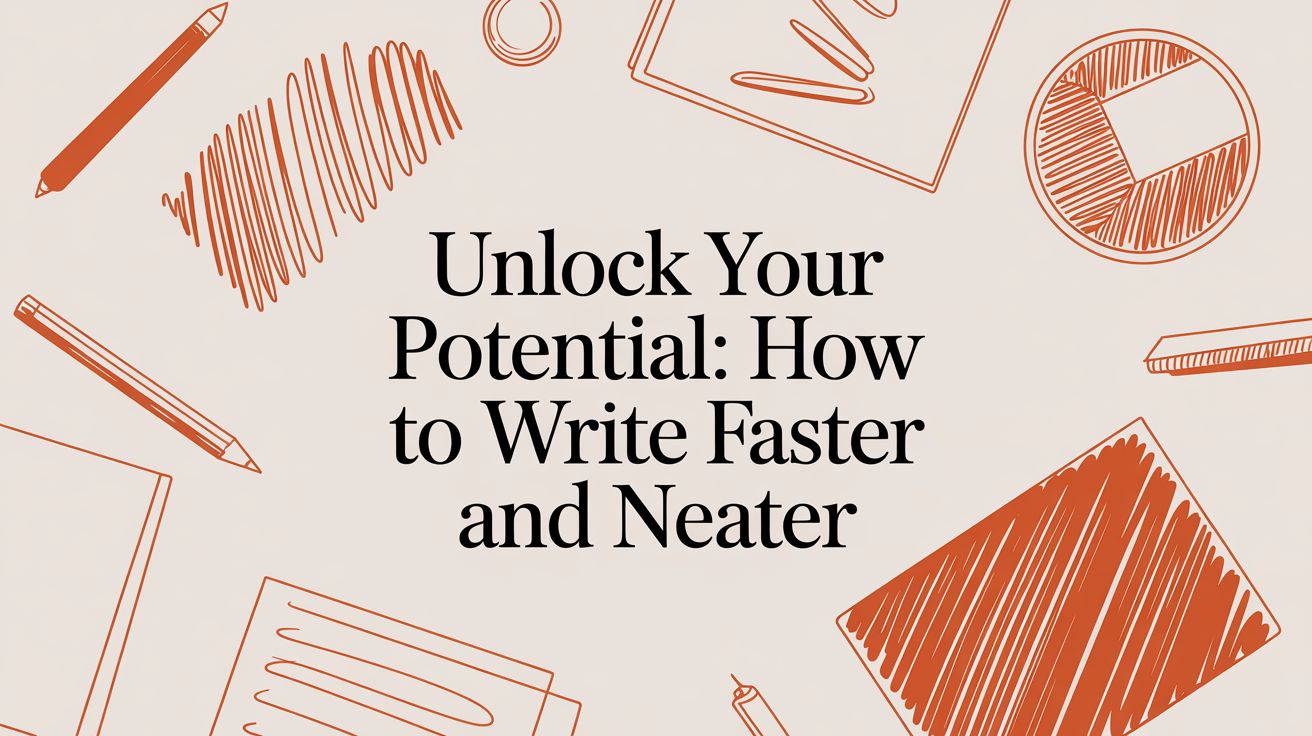 Unlock Your Potential: How to Write Faster and Neater