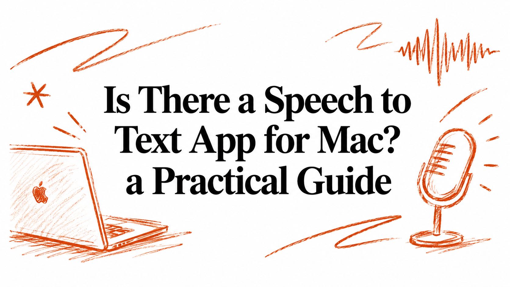 Is There a Speech to Text App for Mac? a Practical Guide