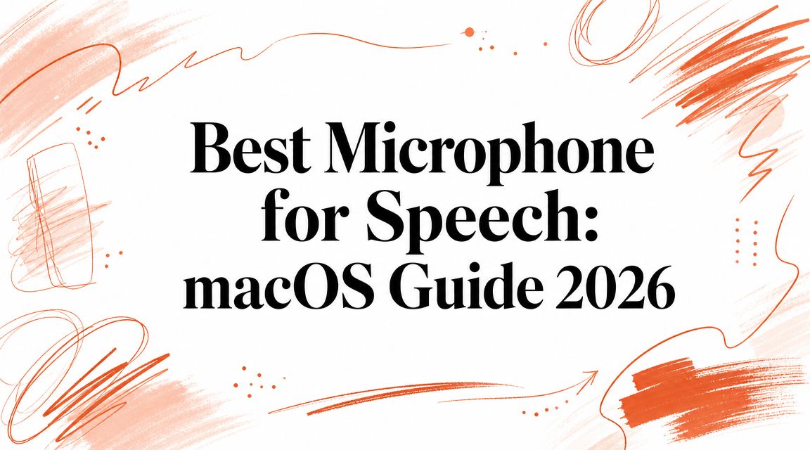 Best Microphone for Speech: macOS Guide 2026