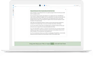 NaturalReader app interface on Mac