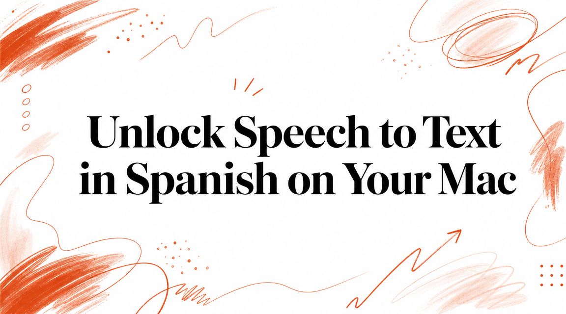 Unlock Speech to Text in Spanish on Your Mac