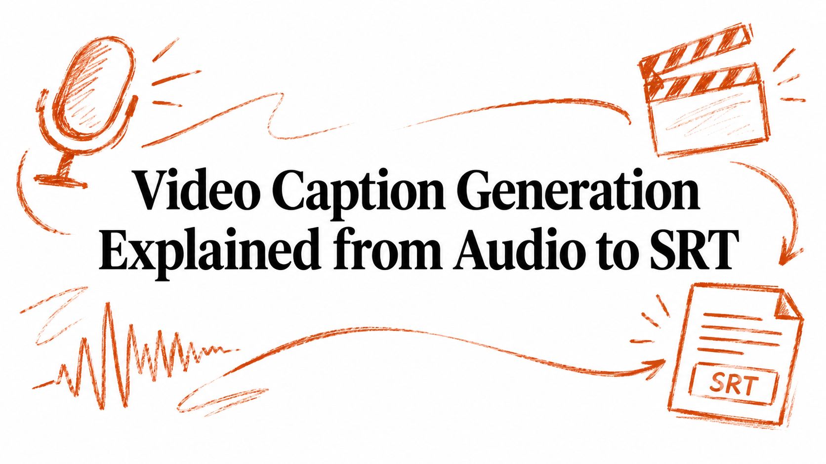 Video Caption Generation Explained from Audio to SRT