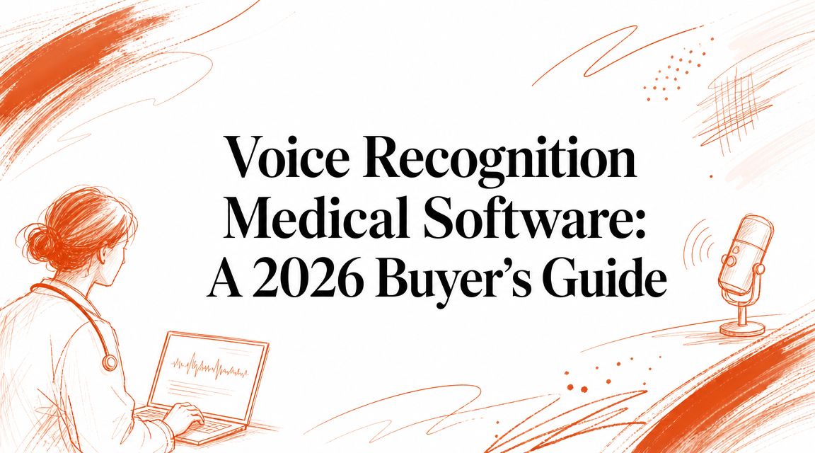 Voice Recognition Medical Software: A 2026 Buyer's Guide