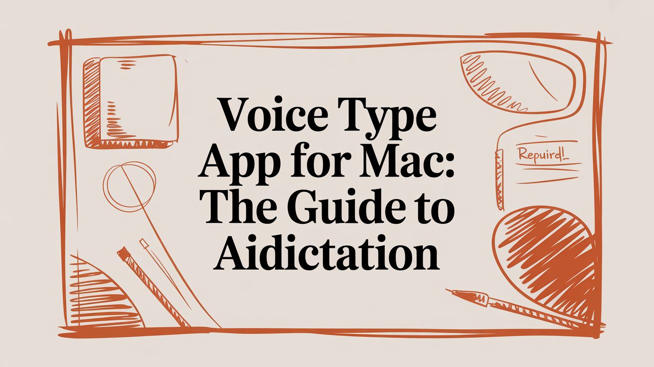 Voice Type App for Mac: The Guide to AIDictation