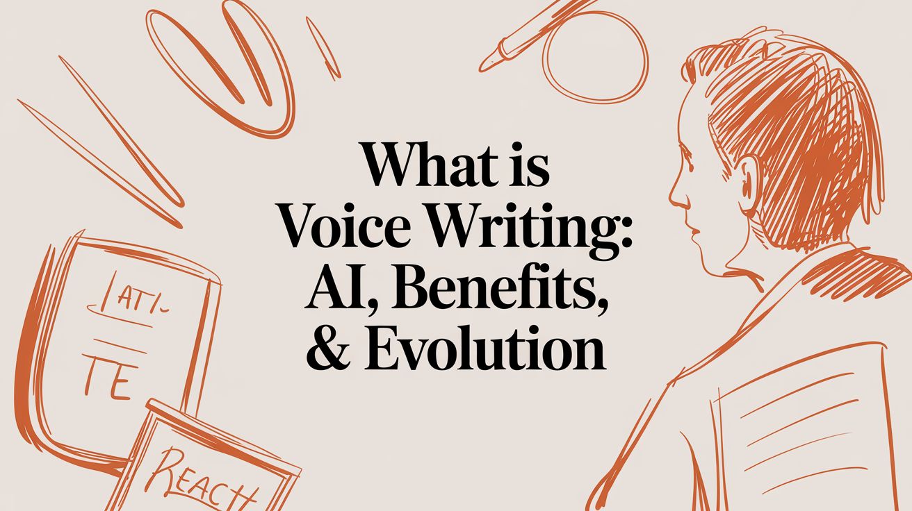 What Is Voice Writing: AI, Benefits, & Evolution