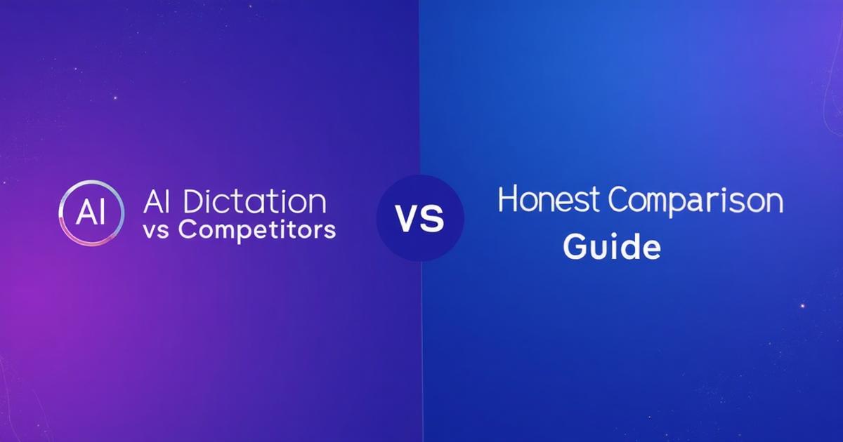 AI dictation comparison preview